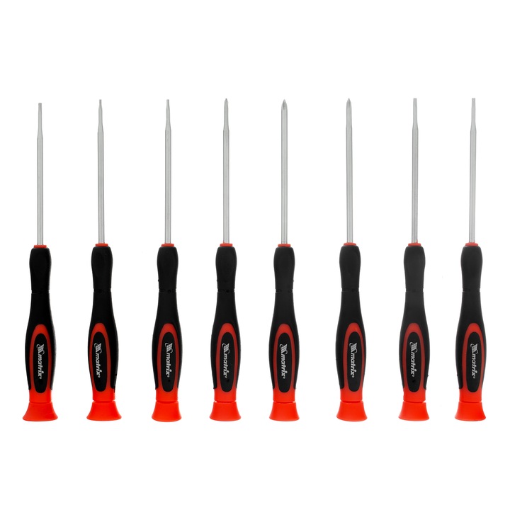 Комплект отвертки MTX 115899, за фина механика, 8 бр