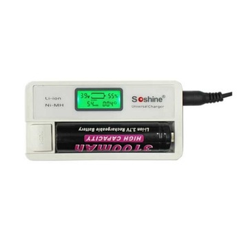 Incarcator Soshine S7, LCD 1 x 1000mA, pentru acumulatori Li-ion & Ni-MH Incarcator Soshine S7, LCD 1 x 1000mA, pentru acumulatori Li-ion & Ni-MH