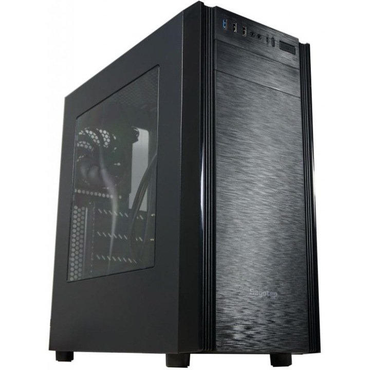 Carcasa Thermaltake DistroCase 350P, fara sursa, ATX, neagra