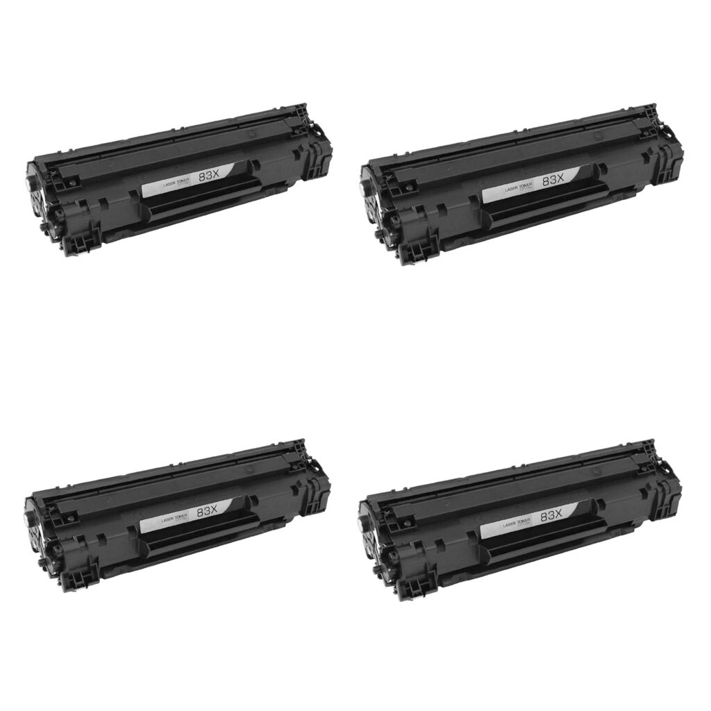 Kit 4 HP CF283X Cartus Compatibil Pentru,HP Laserjet PRO MFP M125,PRO MFP M201 dw,PRO MFP M125R,MFP M126,MFP M125 rnw,MFP M127,MFP M127 fn,MFP M128,MFP M201N,MFP M201DW,PRO MFP M225,PRO MFP M225 dn,PRO MFP M226-10.000Pag.