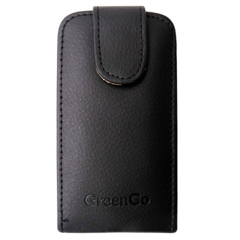 Husa flip Sligo GreenGo neagra pentru HTC Desire C Husa flip Sligo GreenGo neagra pentru HTC Desire C