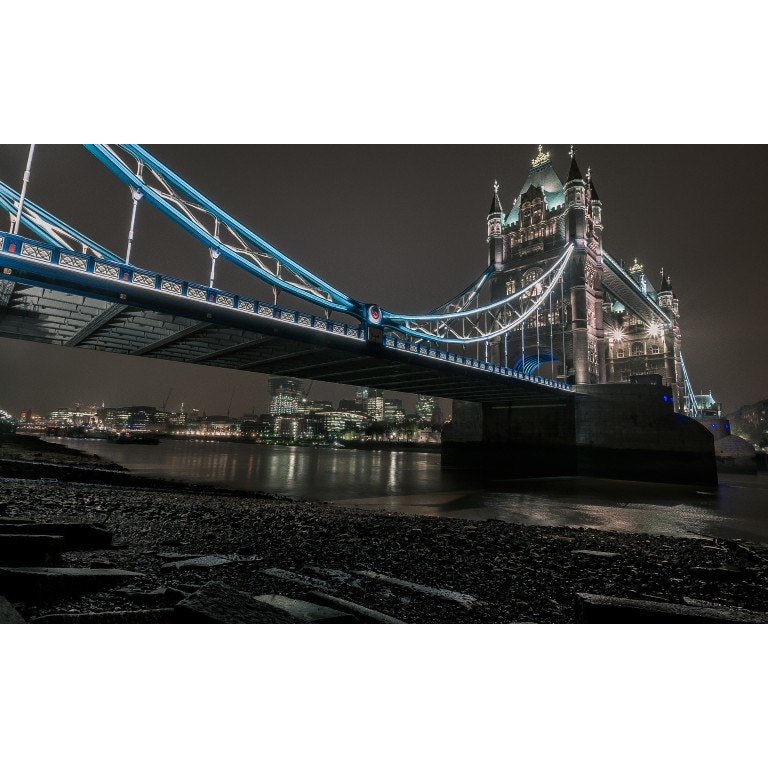 Tablou canvas Podul albastru, 60x40 cm