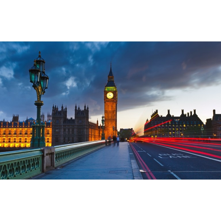 Tablou canvas Big Ben noaptea, 60x40 cm