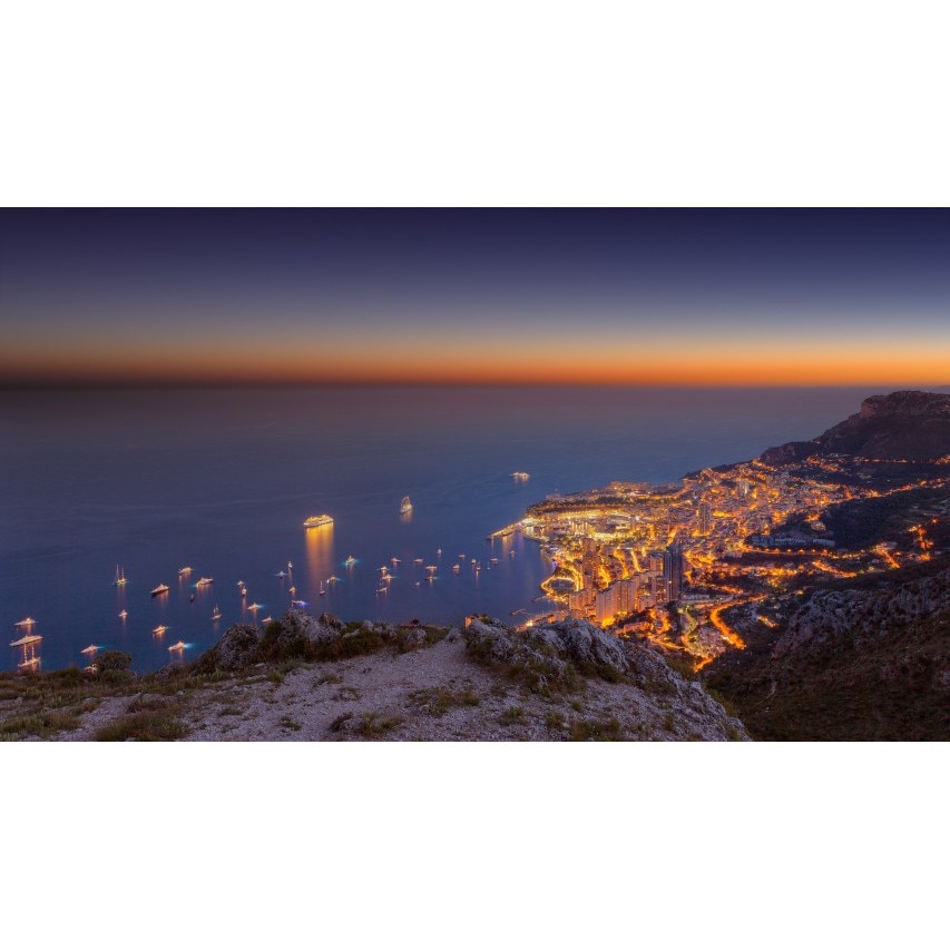 Tablou canvas Orasul de pe coasta, 60x40 cm