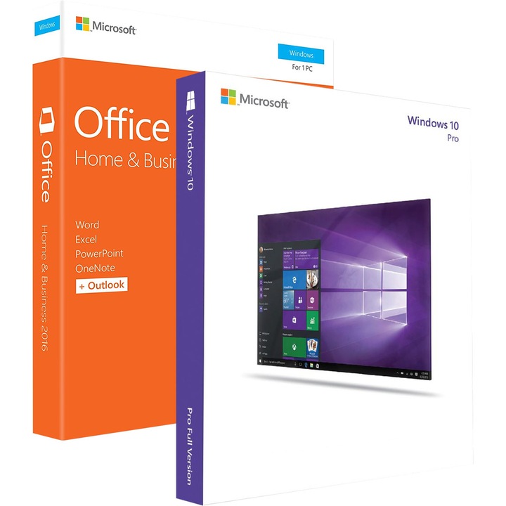 Windows 10 Professional (OEM)+ Office 2016 Home and Business, 32/64 bit, minden nyelv, digitális licenc