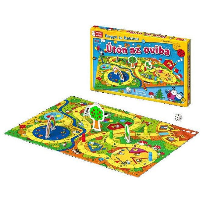 Joc de societate Kellermayer Bogyó si Babóca In drum spre gradinita, in limba Maghiara