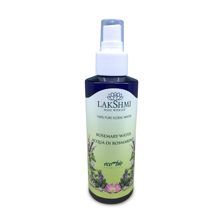Lakshmi Rozmaring virág víz, Természetes hidroszol, 125 ml