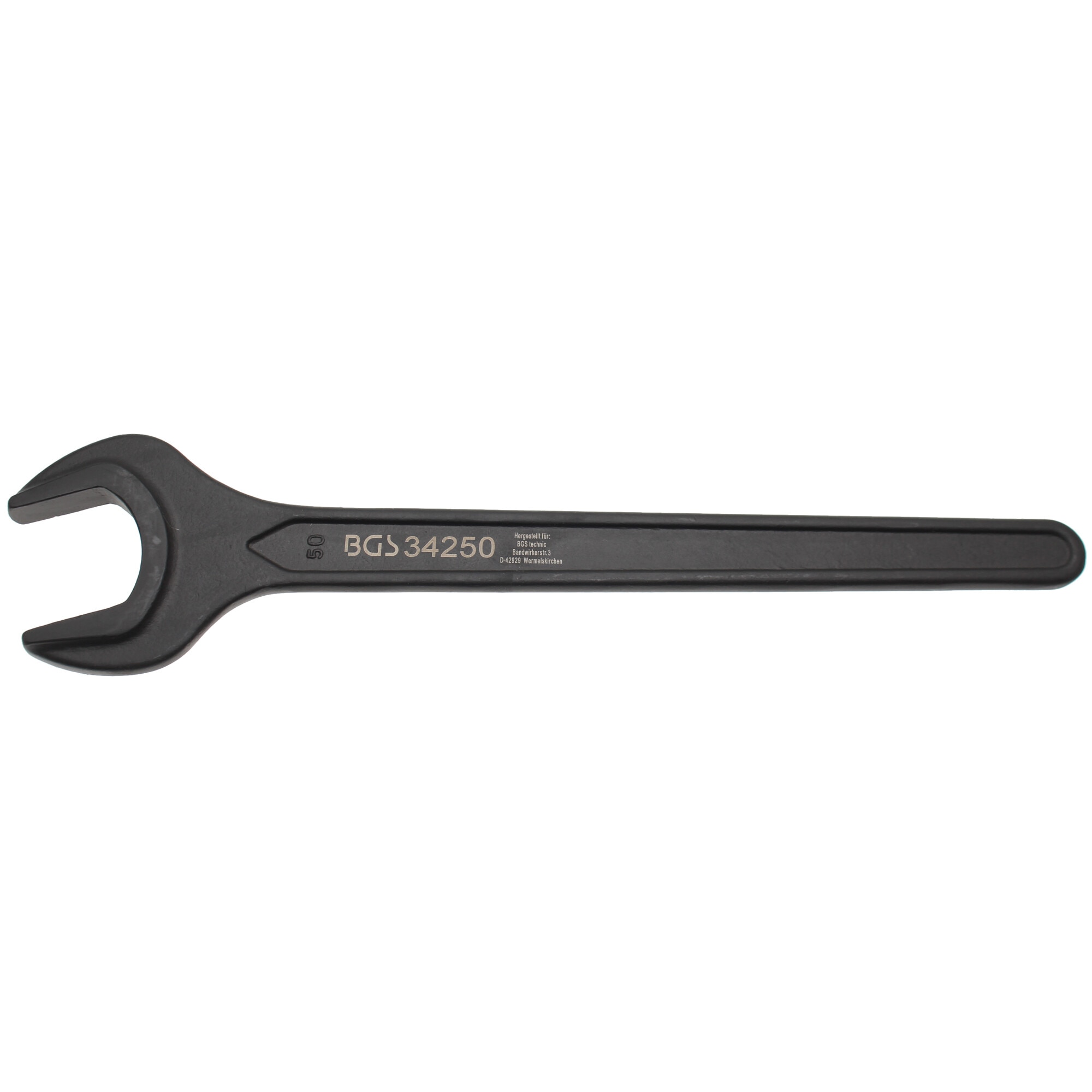 Cheie fixa simpla, BGS 34250, S50 mm, L412mm, DIN 894