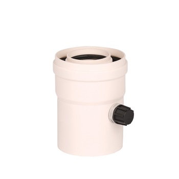 Plecare verticala kit evacuare centrala termica in condensare, ATI, diametru interior 60 mm, diametru exterior 100mm, PP/PP, tip 2 Plecare verticala kit evacuare centrala termica in condensare, ATI, diametru interior 60 mm, diametru exterior 100mm, PP/PP, tip 2
