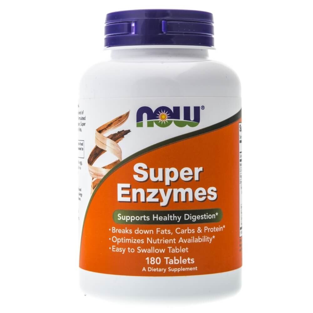 Super Enzymes Now Foods, 180 tablete