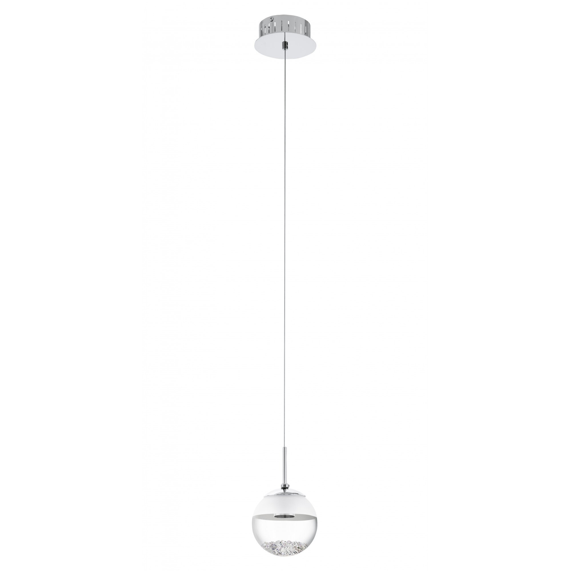 Pendul EGLO MONTEFIO, 1x5W 480lm, sticla/cristal, Ø140mm