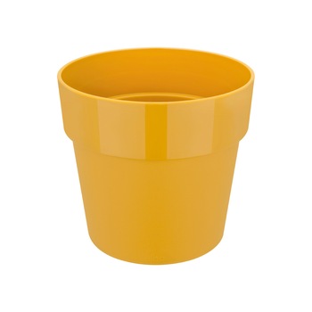 Masca de ghiveci Elho b.for original, culoarea ocru, din plastic, cu diametrul de 16 cm, pentru plante de interior Masca de ghiveci Elho b.for original, culoarea ocru, din plastic, cu diametrul de 16 cm, pentru plante de interior