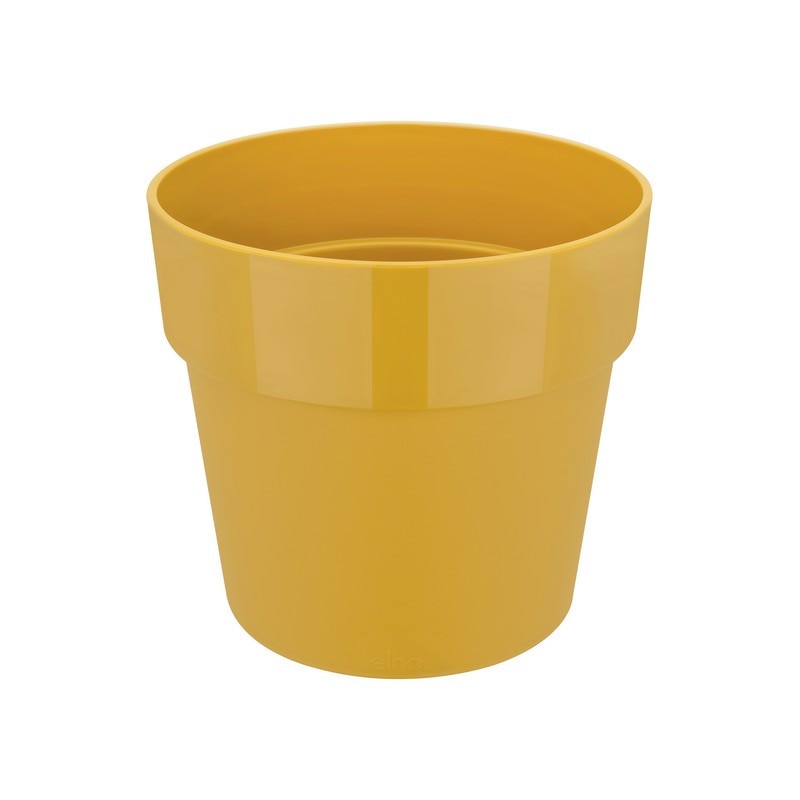Masca ghiveci rotund Elho B.for Original 22cm ochre