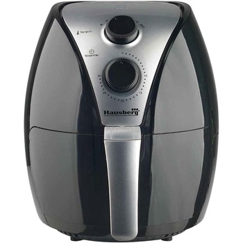 Friteuza Air Fryer Hausberg HB 2250, 1500 W, 2.6 L, Timer, Argintiu/Negru Friteuza Air Fryer Hausberg HB 2250, 1500 W, 2.6 L, Timer, Argintiu/Negru