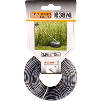 Fir rezerva cositoare, trimmer, DUO, 3 mm x 15 m, Richmann Exclusive Fir rezerva cositoare, trimmer, DUO, 3 mm x 15 m, Richmann Exclusive