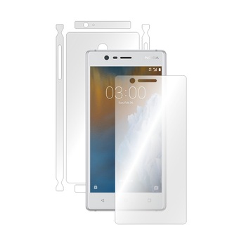 Folie Smart Protection Nokia 3 fullbody,protectie completa ecran,spate si laterale+Smart Spray®,Smart Squeegee®,microfibra si instructiuni instalare incluse Folie Smart Protection Nokia 3 fullbody,protectie completa ecran,spate si laterale+Smart Spray®,Smart Squeegee®,microfibra si instructiuni instalare incluse