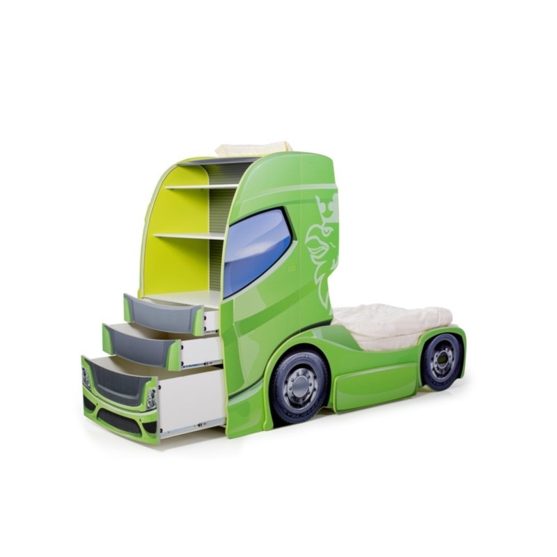 Camion Miniature COMPACT CSE – Scania + Semi-remorque Fourgon, échelle 1/50, Joal, Sans Boîte