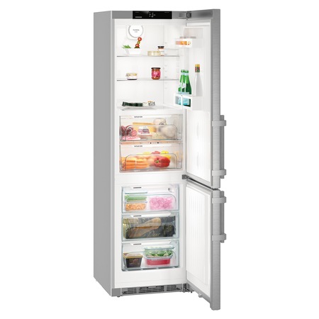 Combina frigorifica Liebherr Cbef 4805, 357 l, Clasa A+++, Touch control, H 201 cm, Argintiu