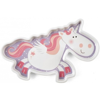 Farfurie melamina Fairy Tales - Unicorn, Lulabi Farfurie melamina Fairy Tales - Unicorn, Lulabi