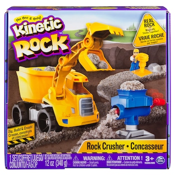 Set Kinetic Sand Rock, Rock Crusher, 340g Set Kinetic Sand Rock, Rock Crusher, 340g