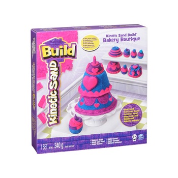 Set Kinetic Sand Build, Bakery boutique, 340g Set Kinetic Sand Build, Bakery boutique, 340g