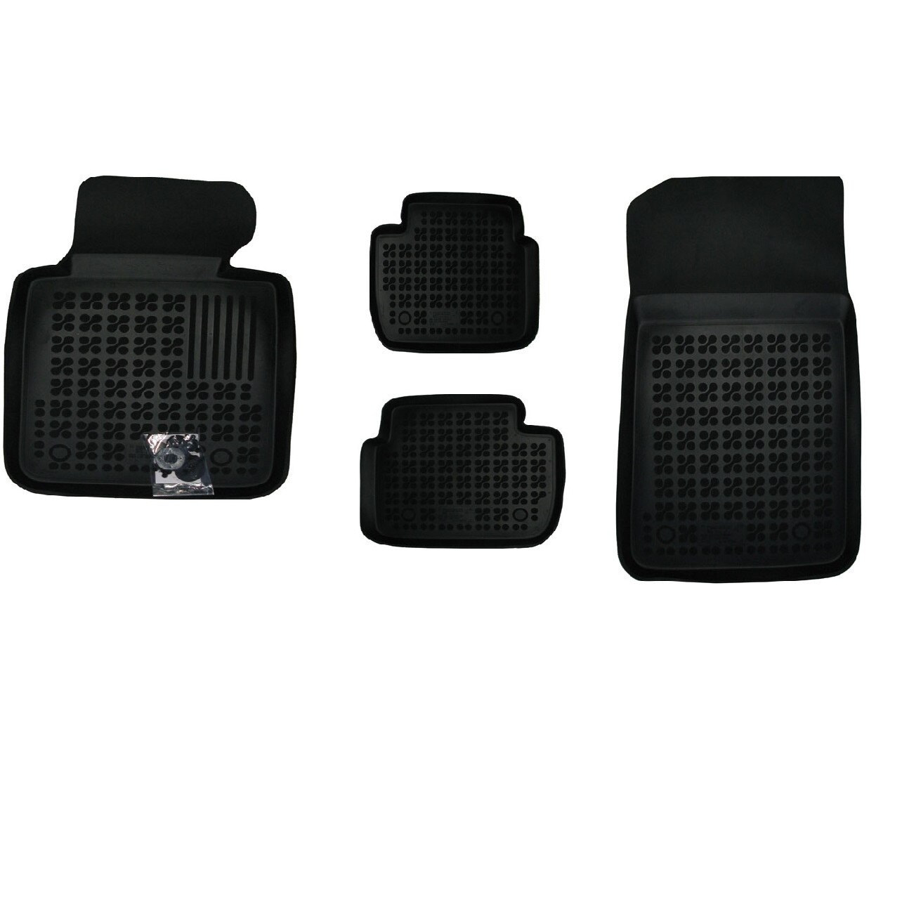 Set 4 covorase interior cauciuc stil tavita MAGSTAR LUX dedicate, compatibile cu BMW Seria 3 (E46) 1998-2006 Negru