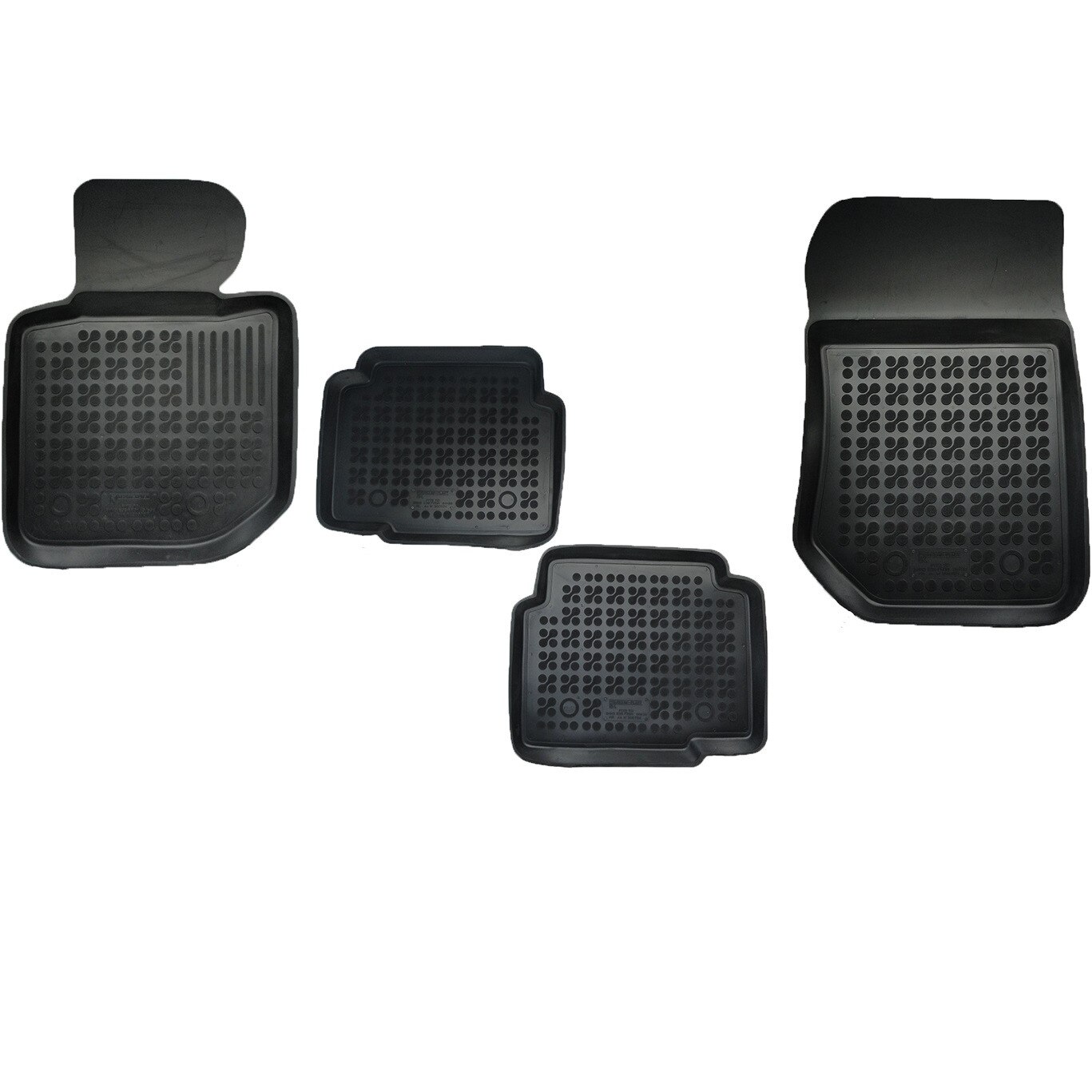 Set 4 covorase interior cauciuc stil tavita MAGSTAR LUX dedicate, compatibile cu BMW Seria 3 (E36) 1991-1998 Negru