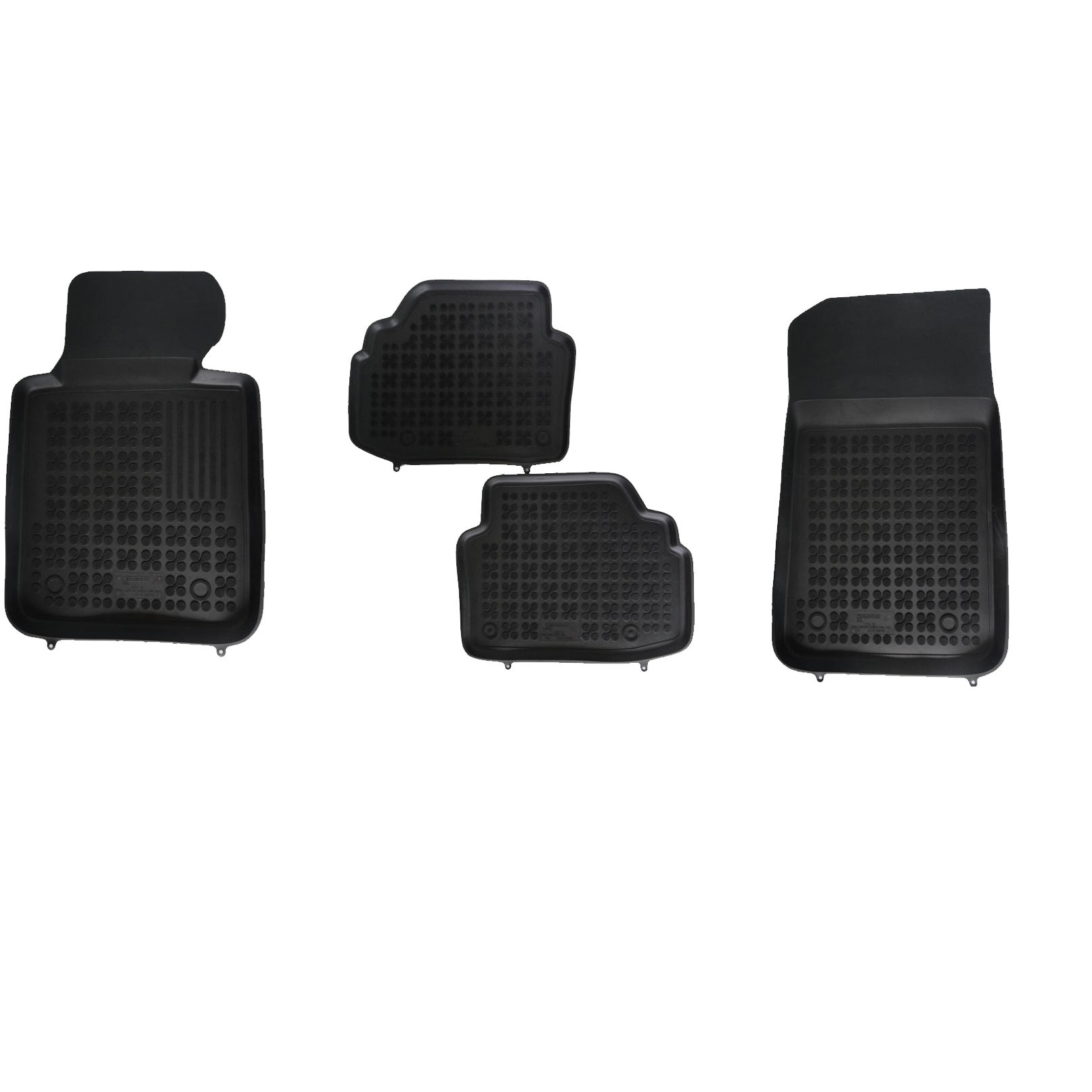 Set 4 covorase interior cauciuc stil tavita MAGSTAR LUX dedicate, compatibile cu BMW Seria 3 Coupe (E92) 2007-2013 Negru
