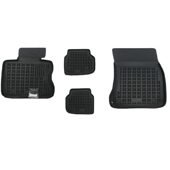 Set 4 covorase interior cauciuc stil tavita MAGSTAR LUX dedicate, compatibile cu BMW Seria 7 F01 2008-2015, Negru Set 4 covorase interior cauciuc stil tavita MAGSTAR LUX dedicate, compatibile cu BMW Seria 7 F01 2008-2015, Negru