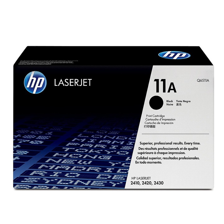 Toner, HP, Q6511A, Negru