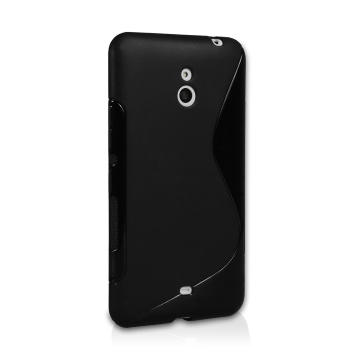 Силиконов Гръб Omni S-Line за Nokia Lumia 1320, Черен