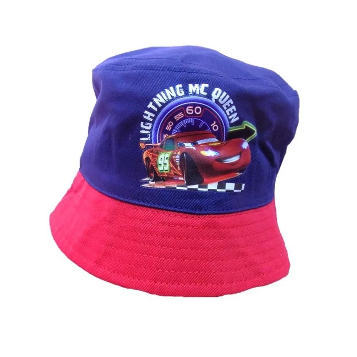 Palarie Disney Cars cu Fulger McQueen, Rosu/Bleumarin