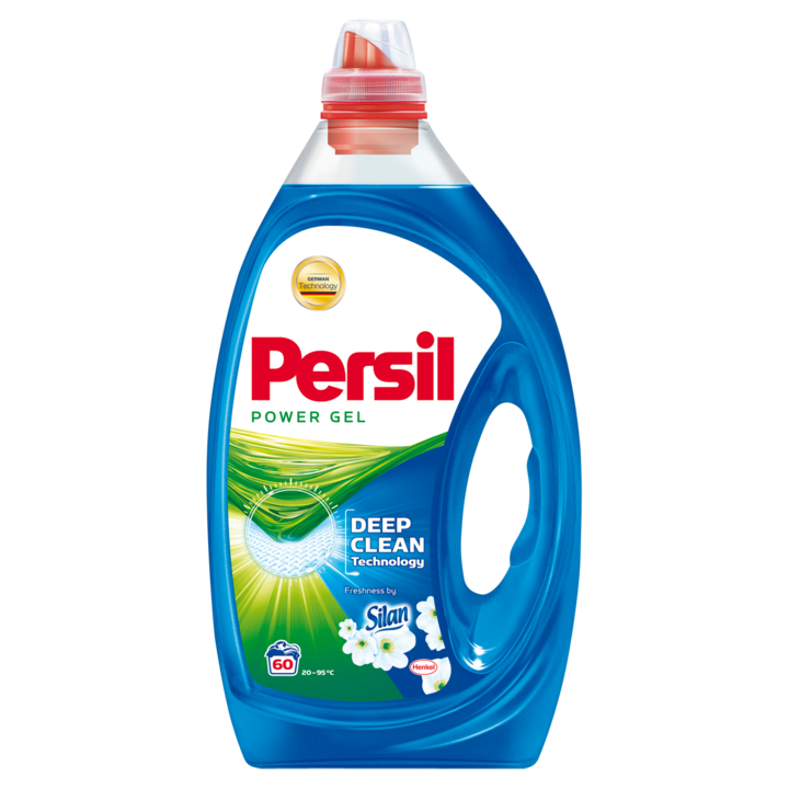 Detergent lichid Persil Power Gel Freshness by Silan, 60 spalari, 3L