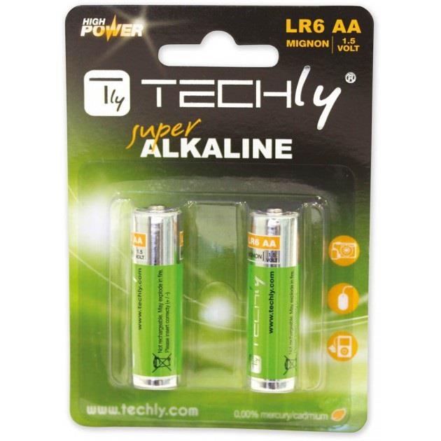 Baterie alcalina Lr06 (Aa), Techly, 2buc