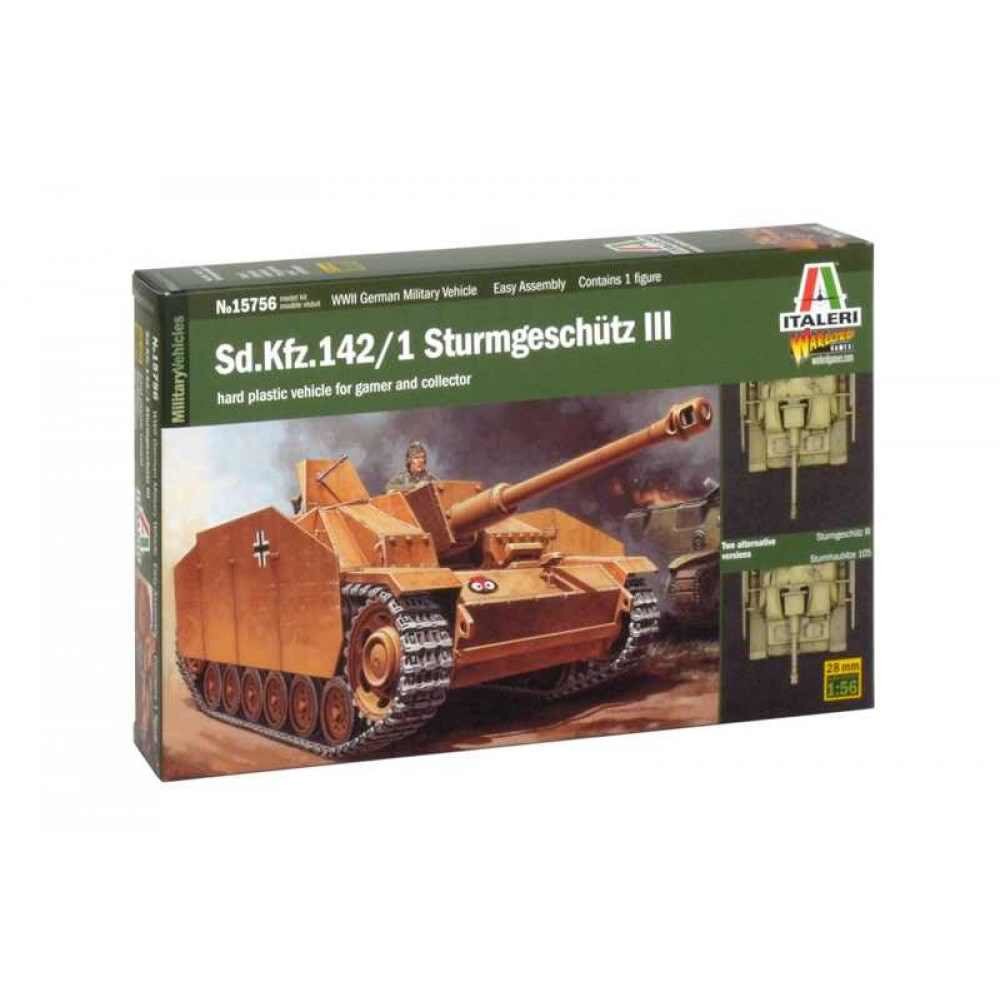 Kit tanc de asamblat Sd.Kfz.142/1 STURMGESCHÜTZ III 1:56
