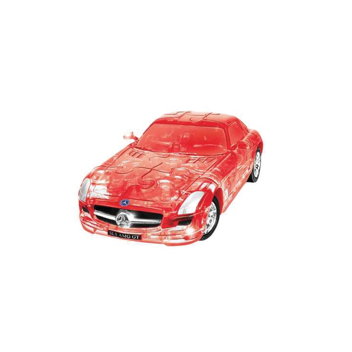 Kit de construit Mercedes Benz SLR 1:32 transparent Puzzle Fun 3D