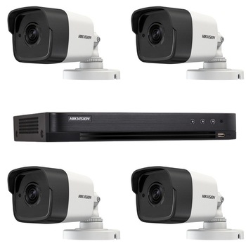 Sistem supraveghere video Hikvision full HD 4 camere Sistem supraveghere video Hikvision full HD 4 camere