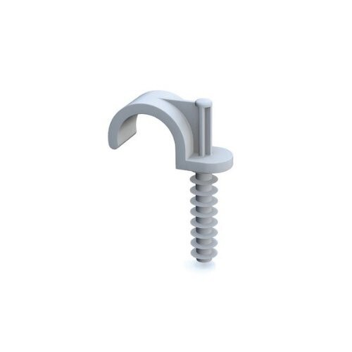 Set coliere plastic gri, FIX RAPID 18 simplu (100 buc)