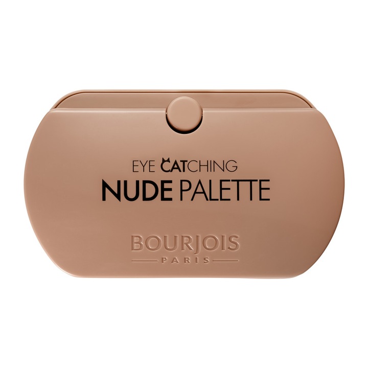 Paleta de farduri Bourjois Eye Catching Nude 03 Nude, 4.5 g