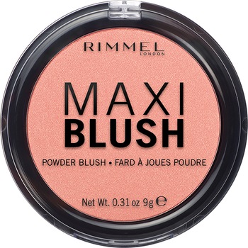 Fard de obraz Rimmel London Maxi Blush 001 Third Base, 9 g Fard de obraz Rimmel London Maxi Blush 001 Third Base, 9 g