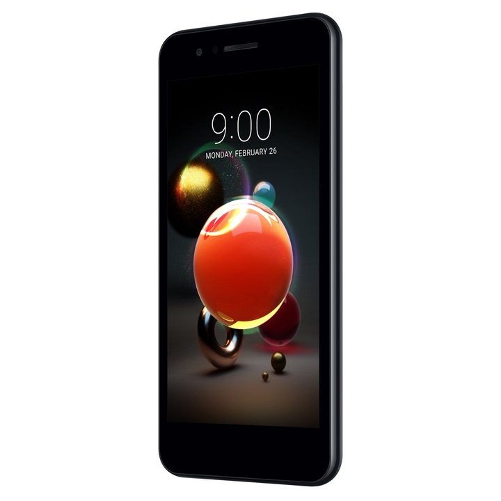 LG K9 Mobiltelefon, Kártyafüggetlen, Dual SIM, 16GB, LTE, Fekete