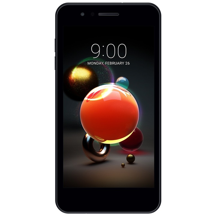 LG K9 Mobiltelefon, Kártyafüggetlen, Dual SIM, 16GB, LTE, Fekete