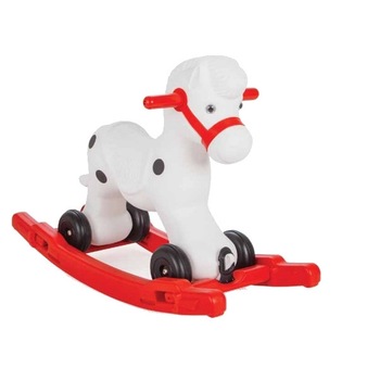 Balansoar calut Midi cu roti si melodii Red Balansoar calut Midi cu roti si melodii Red