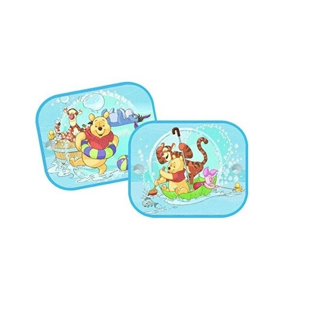 Set 2 parasolare Markas cu ventuze Winnie the Pooh