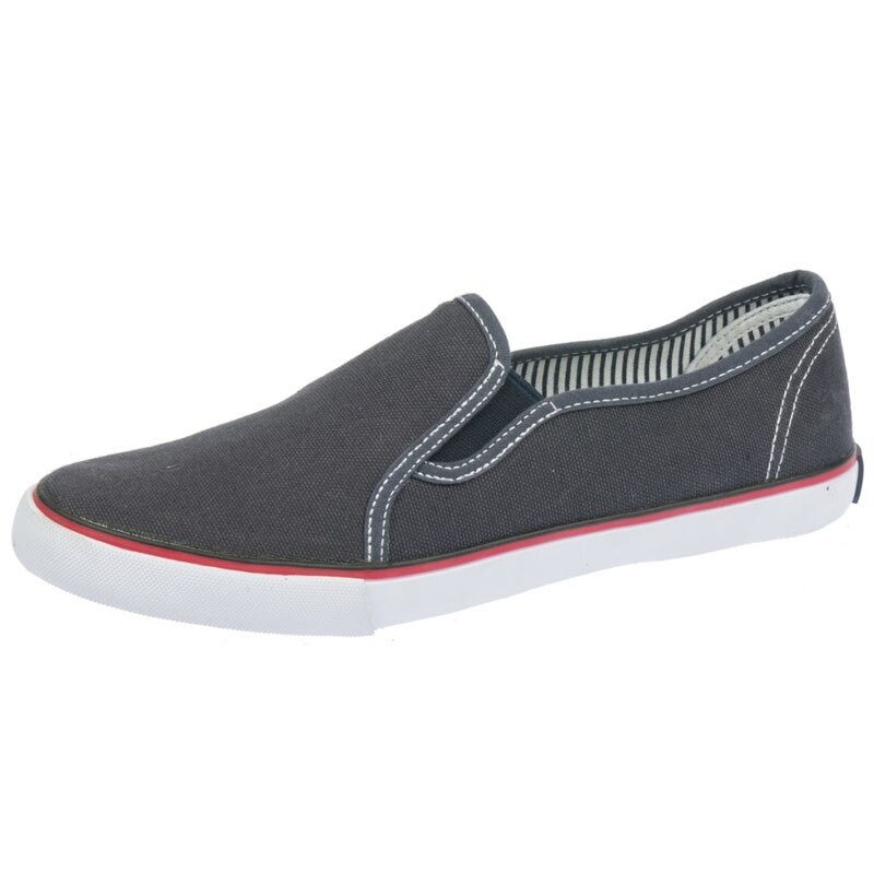 Tenisi din panza pentru baieti American Club LH1604-B, Gri