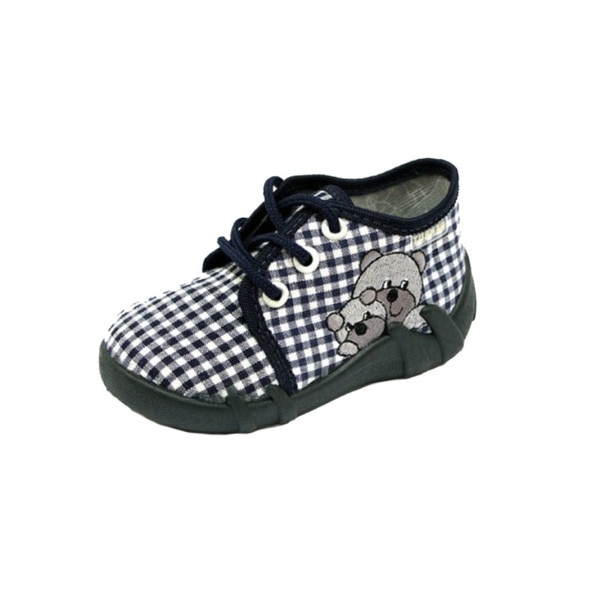 Pantofi din panza pentru baieti Renbut B102, Bleumarin