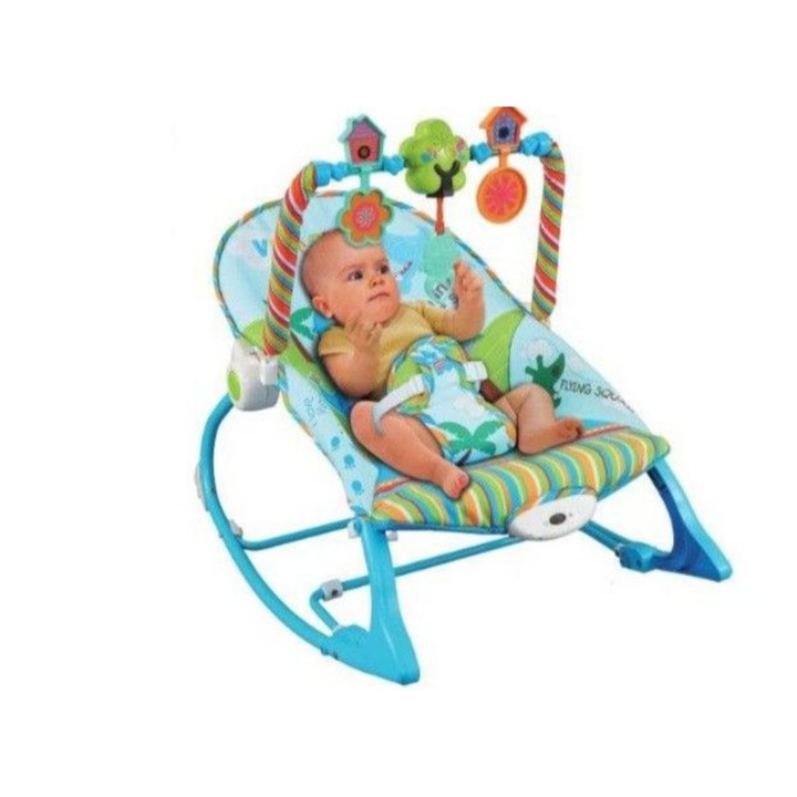 Leagan cu reglare spatar,Cu Vibratii si muzical,Jucarii detasabile
