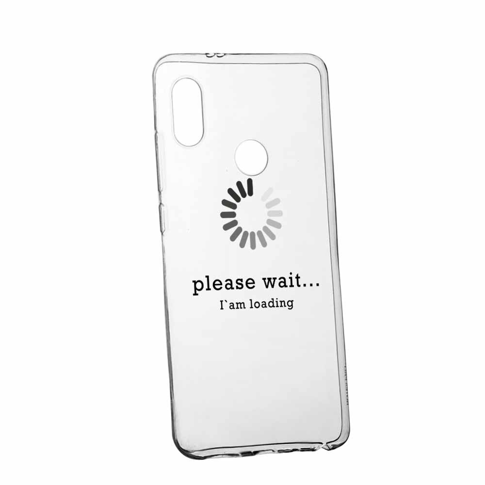 Husa Silicon, Transparent, Slim, Loading, Xiaomi Mi 8