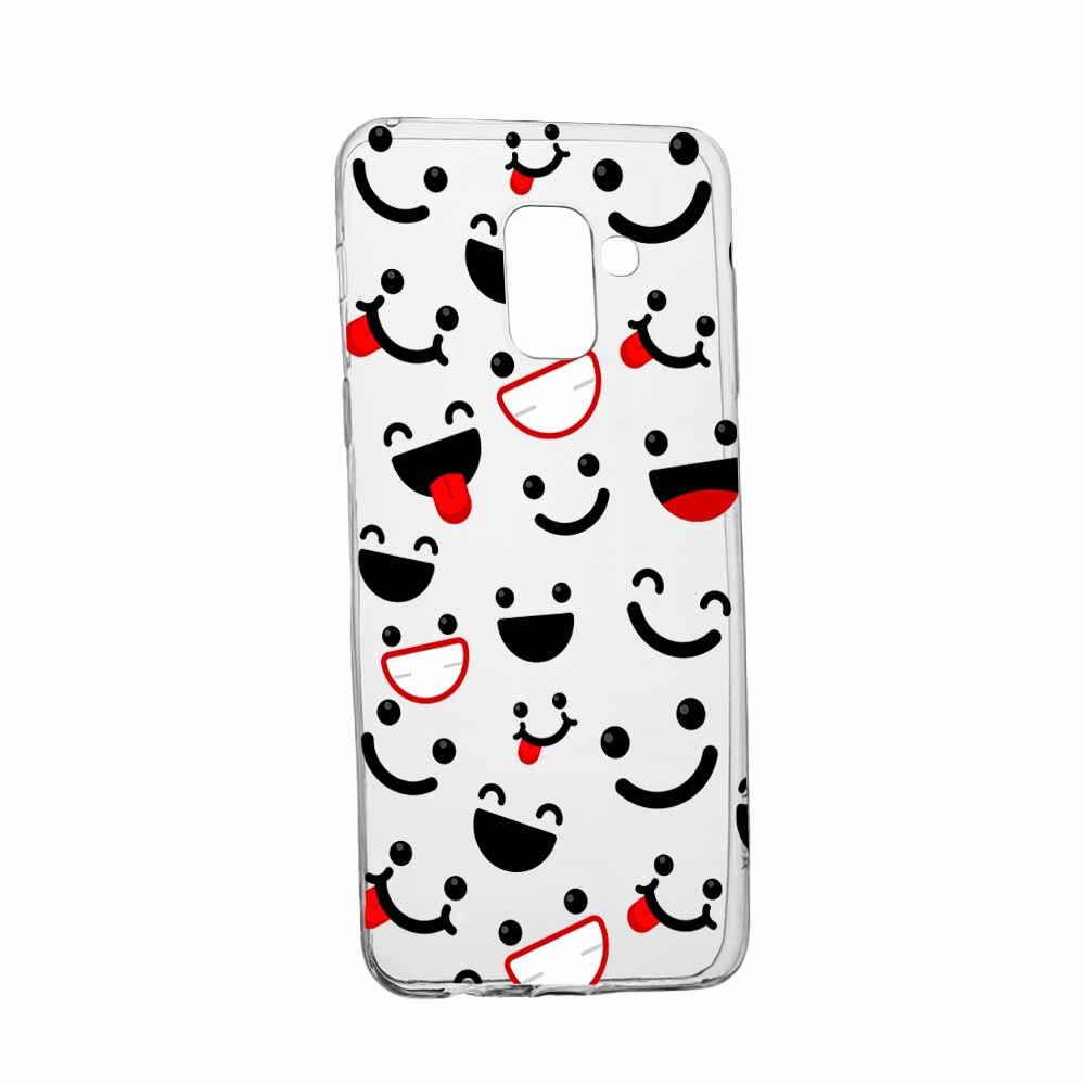 Husa Silicon, Transparent, Slim, Emotion, Samsung J6 2018