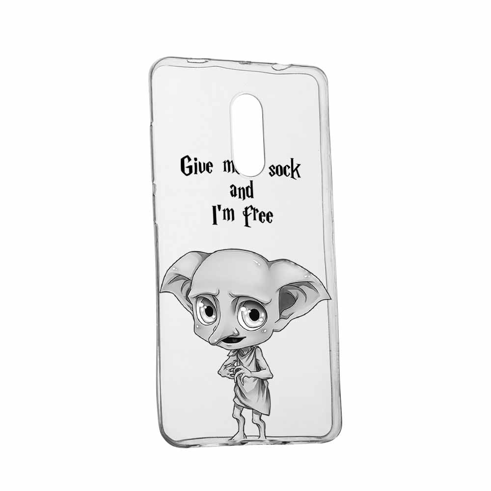Husa Silicon, Transparent, Slim, Harry Potter Dobby, Nokia 7